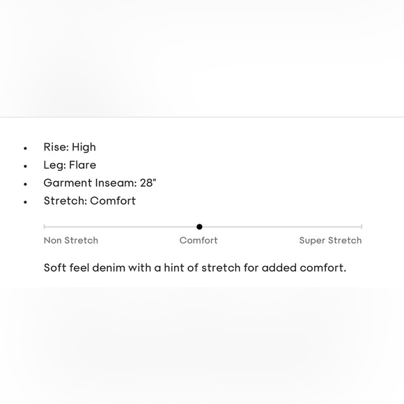 Aritzia Denim Forum The Twiggy High Rise Flare 28L - Picture 10 of 10